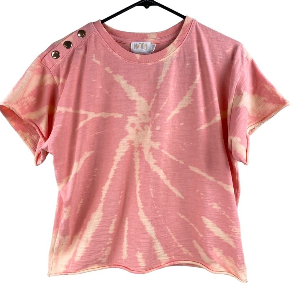 Nation Ltd. Anthropologie Womens Tie Dye Sweatshirt Size S New With Tags